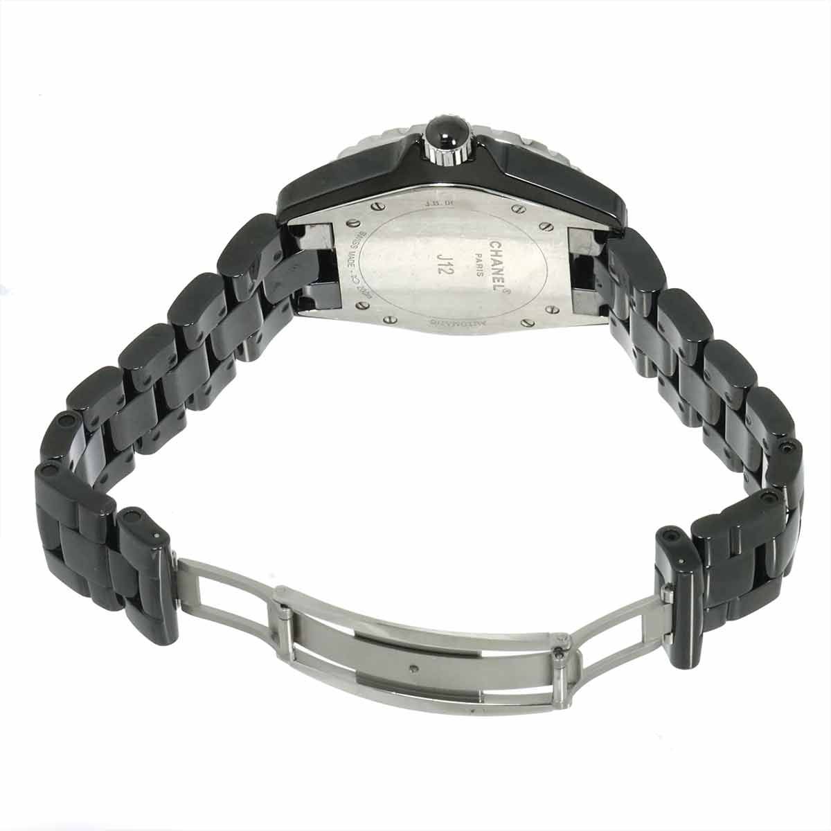 シャネル CHANEL J12 H2131 メンズ 腕時計 12P エメラルド デイト