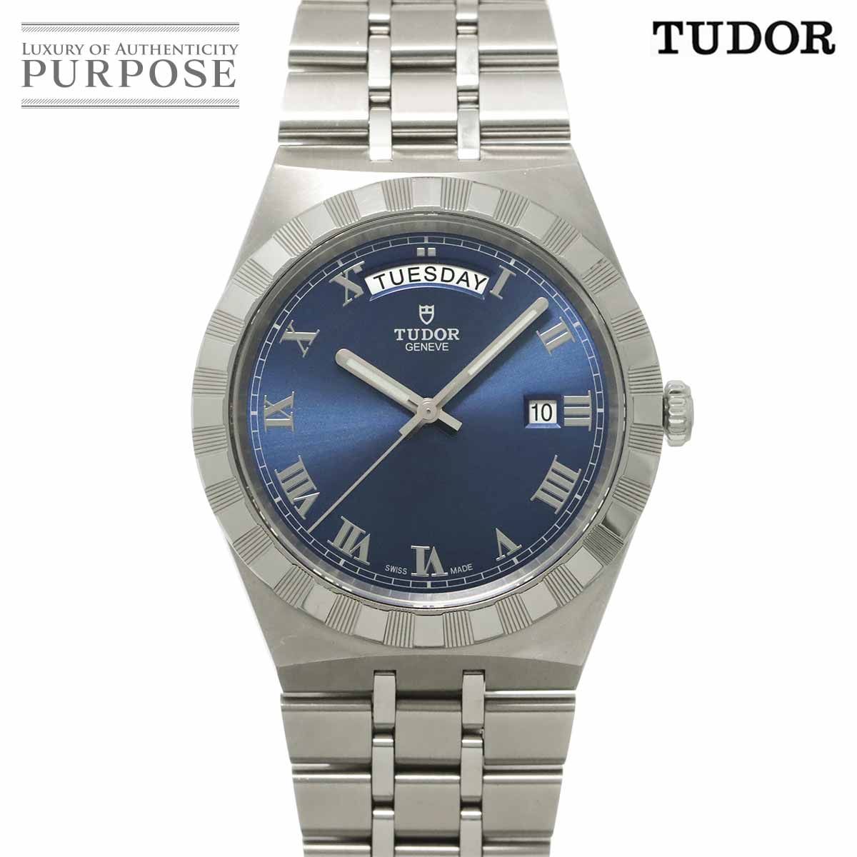 チューダー チュードル TUDOR ロイヤル 28600 メンズ 腕時計 デイデイト ブルー オートマ 自動巻き Royal 90327923