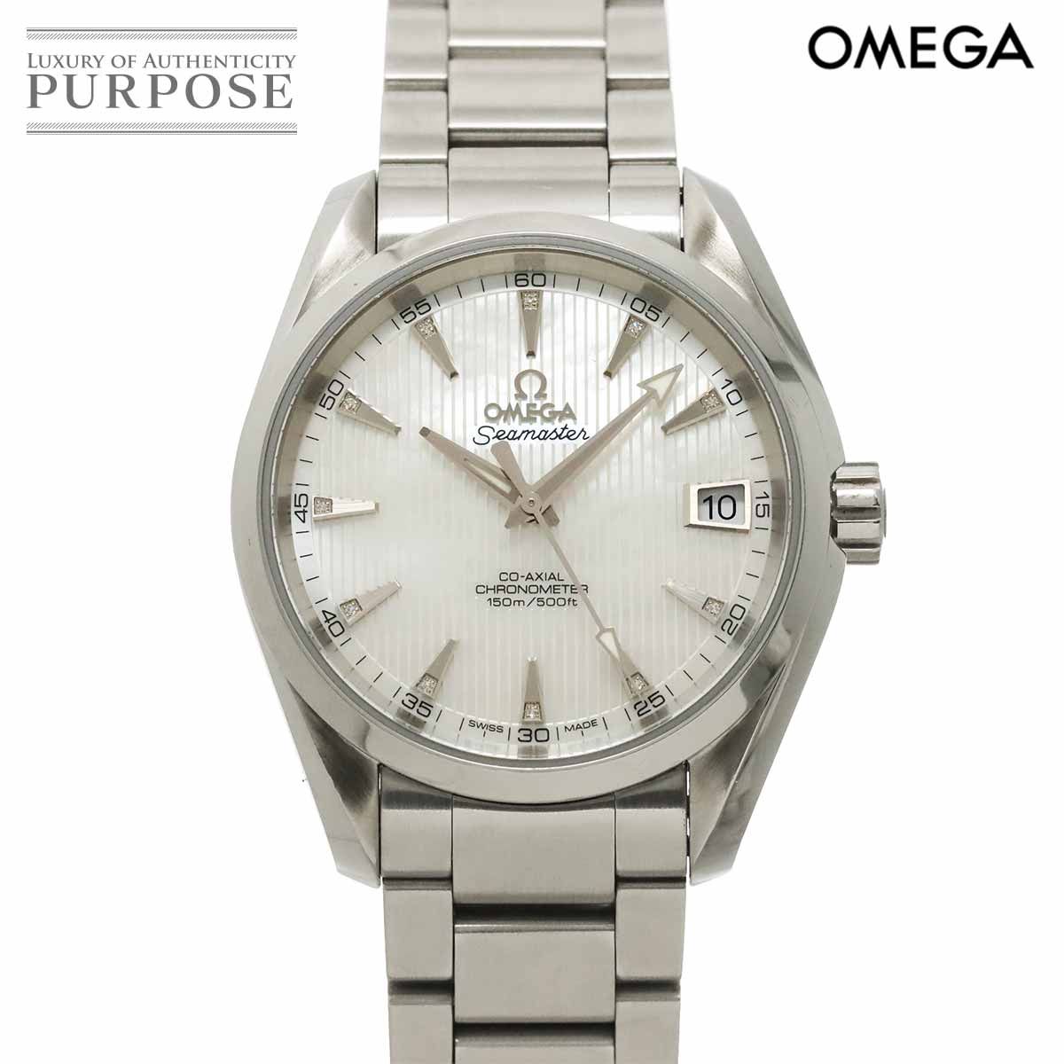オメガ OMEGA シーマスター アクアテラ コーアクシャル 231 10 39 21 55 001 メンズ 腕時計 11P ダイヤ 自動巻き Seamaster 90328068