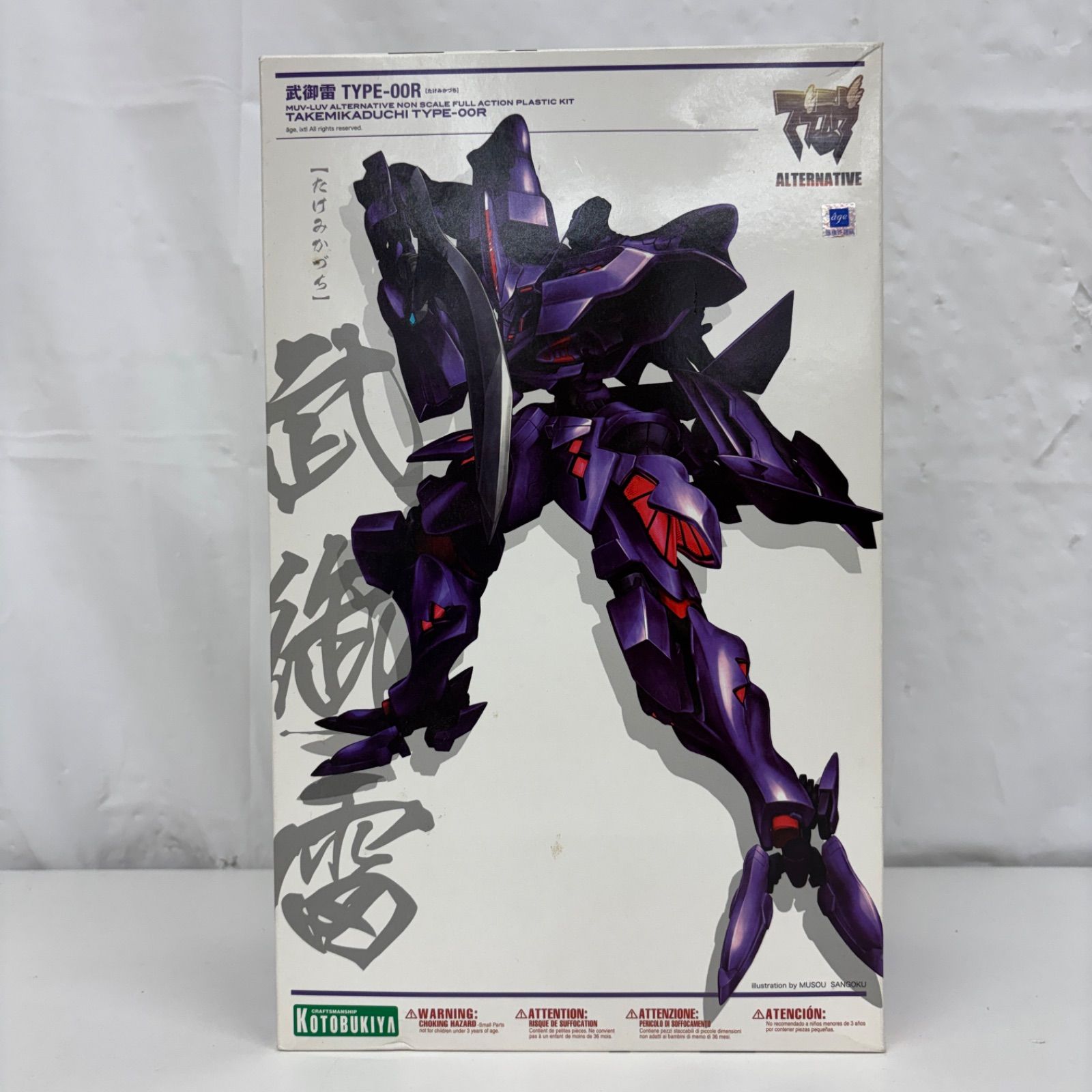 未組立 マブラヴ オルタネイティヴ 武御雷 Type-00R LF5D34 f100