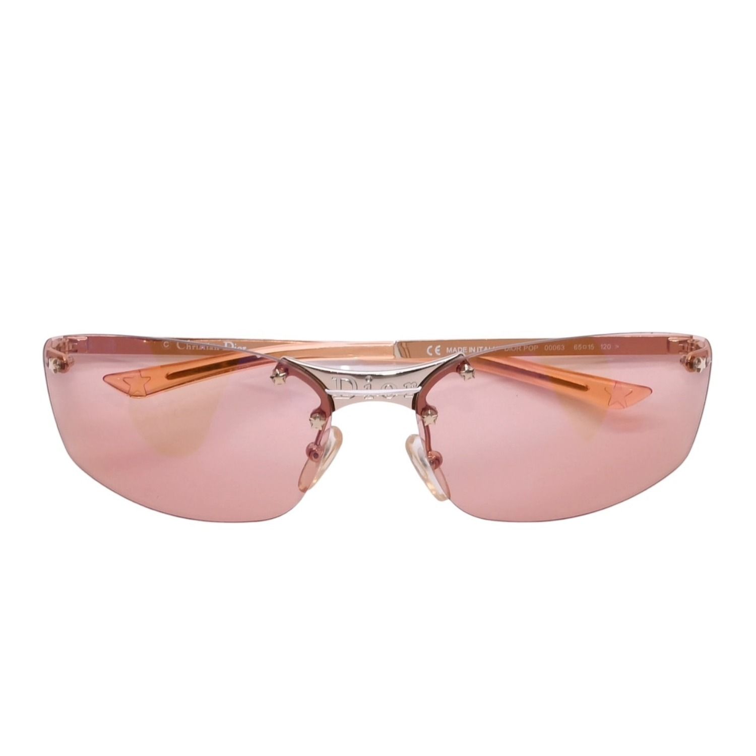 極美品 Christian Dior クリスチャンディオール DIOR POP リムレス