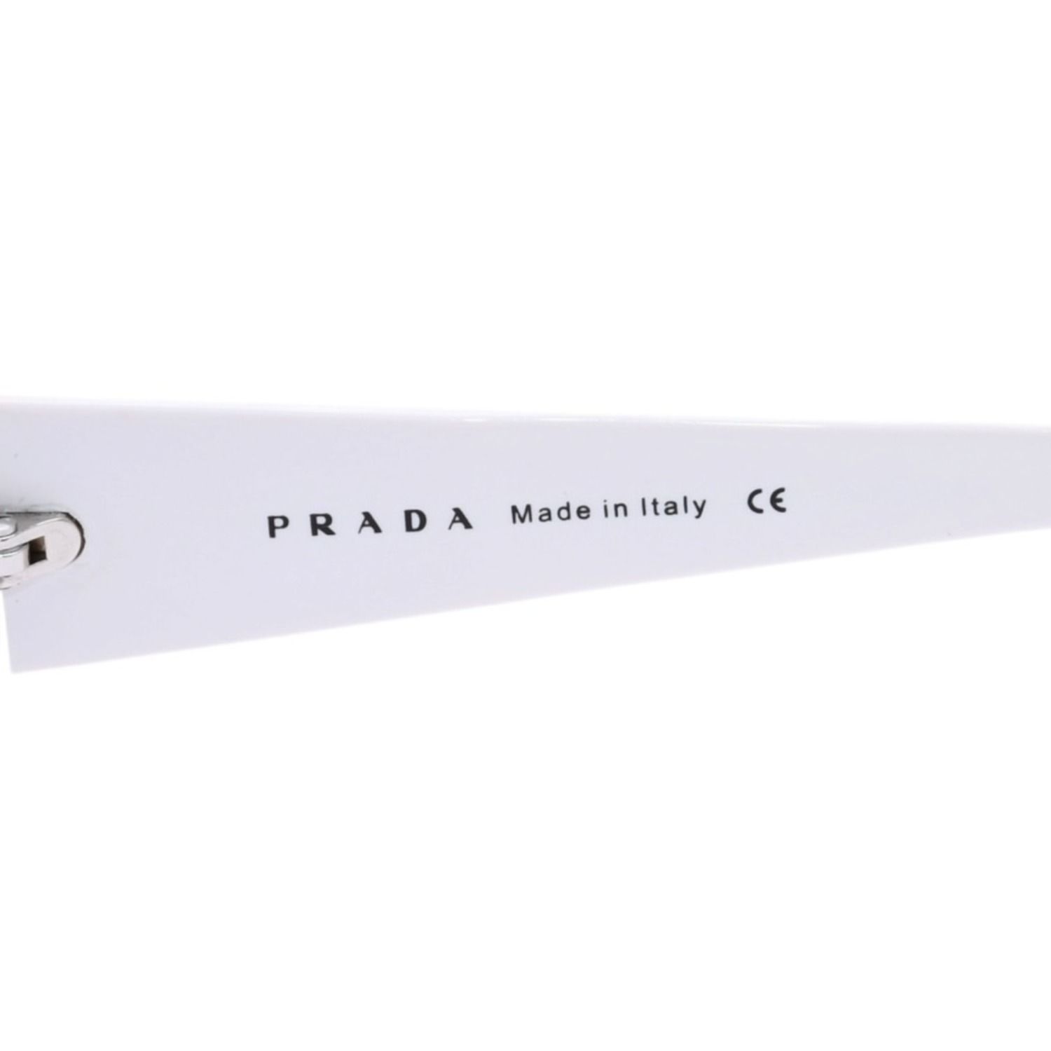 PRADA プラダ ホワイト サングラス シルバー金具 スター SPR20G 55