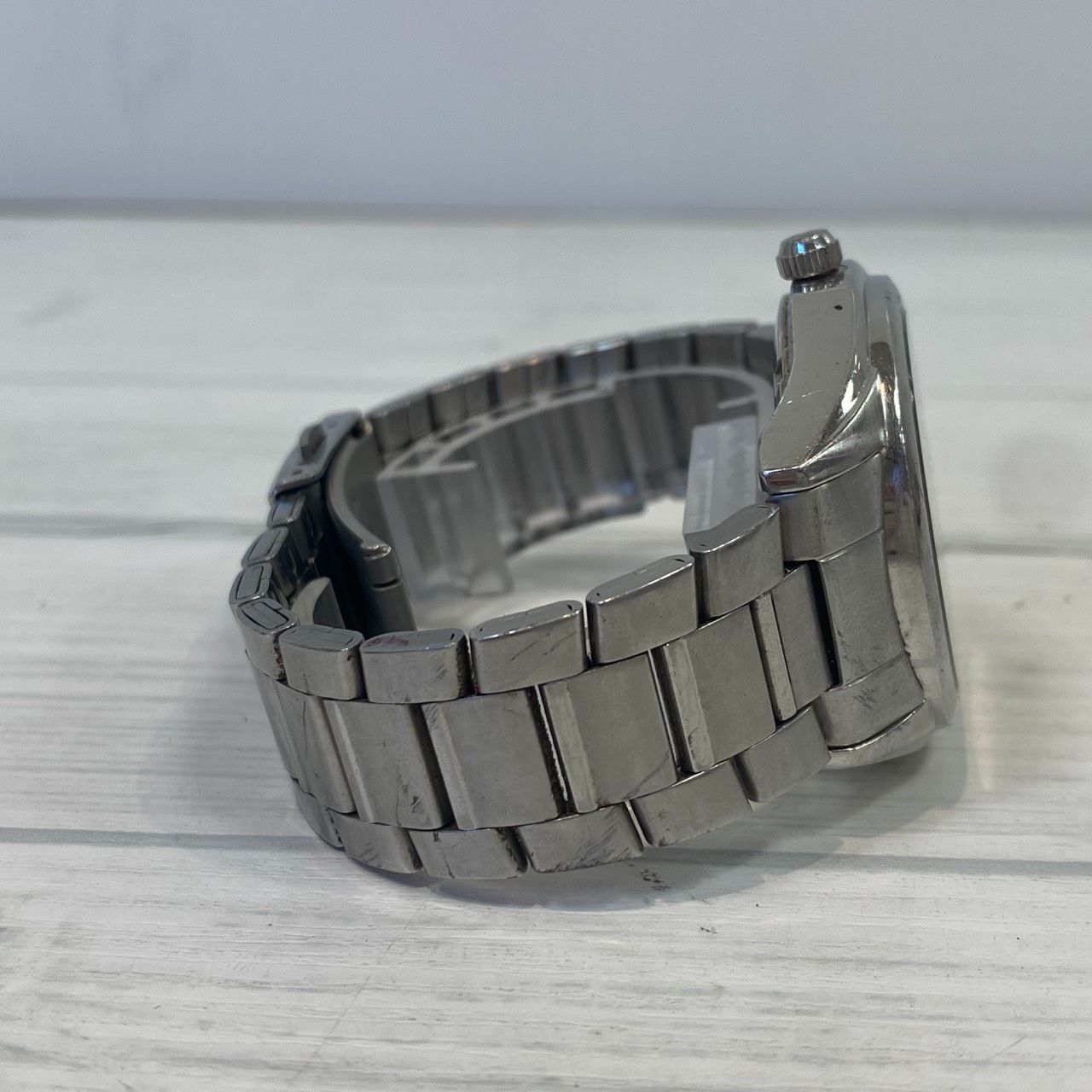 塩】稼働品 CASIO ARGENT ARG-300 Chronograph クォーツ 腕時計 カシオ 