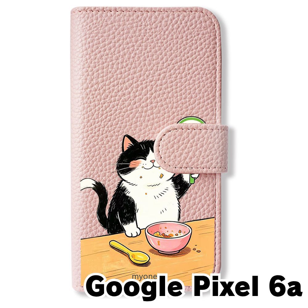 新品未使用】 Google Pixel 6a 手帳型スマホ ケース (色：サクラ×合格