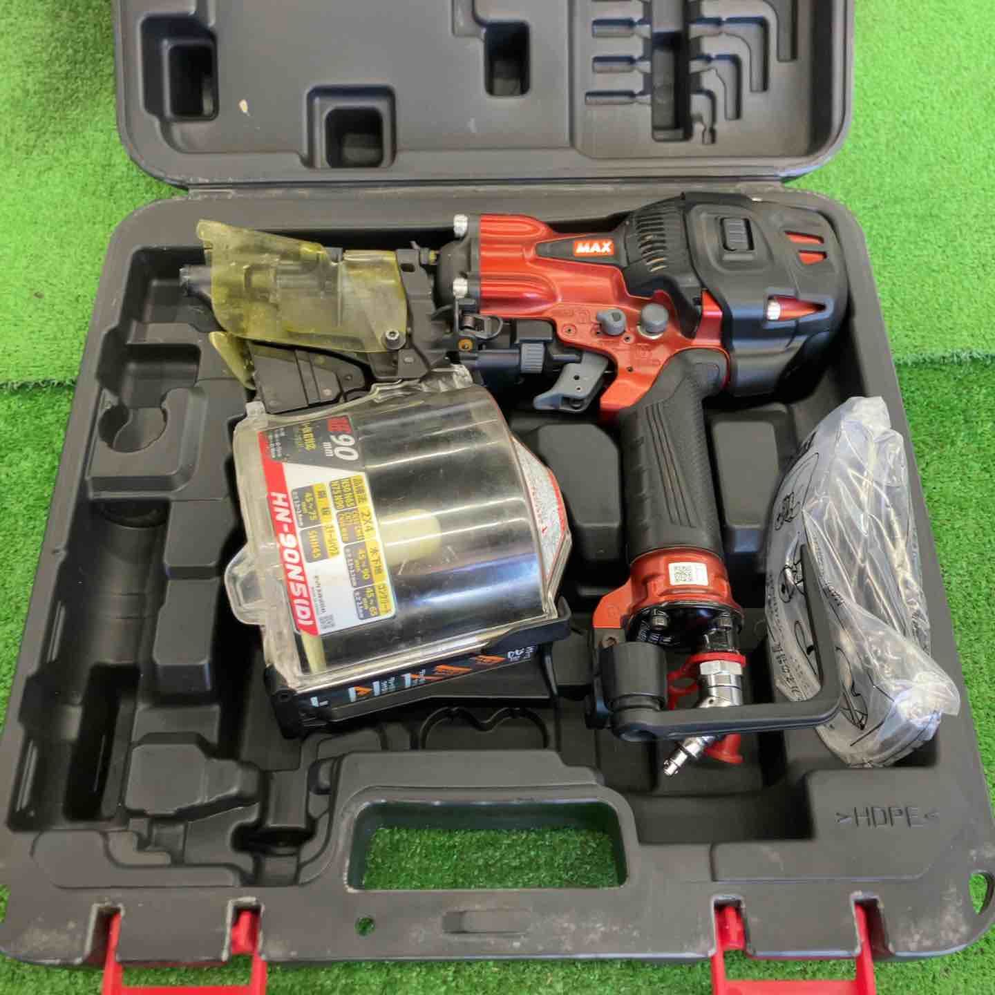 【中古品】 マックス/MAX 高圧エア釘打ち機・HN-90N5(D)-R 【桶川店】