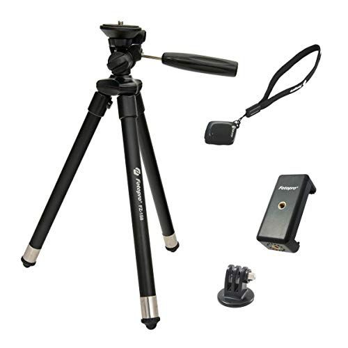【新品】Fotopro スマホ 三脚 100cm 8段階 調節 小型 収納袋 スマホ用 スマホホルダー アダプター iPhone Android スマートフォン gopro アクションカメラ ビデオカメラ カメラ デジカメ 対応 アルミ製 F c6a0f362
