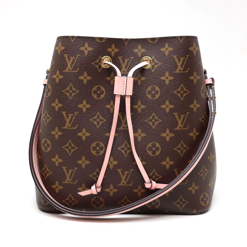 【楠本質店/元住吉】LV/ルイヴィトン　ネオノエMM　モノグラム/ローズプードル　M44022　ブラウン系×ピンク系　　【中古】 112,750円