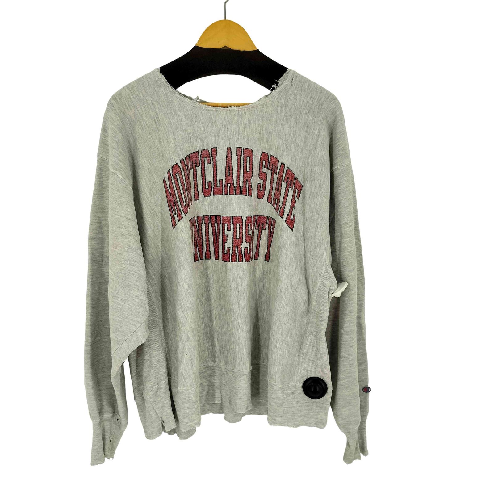 チャンピオン Champion REVERSE WEAVE MONTCLAIR STATE UNIVERSITY クルーネックスウェット レディース JPN：L
