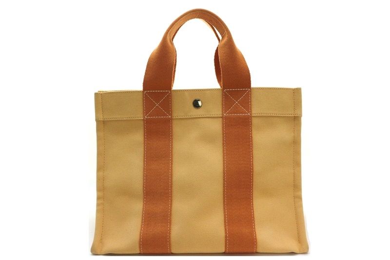 HERMES エルメス バッグ ボラボラPM バッグ ハンドバッグ キャンバス オレンジ ユニセックス【中古】