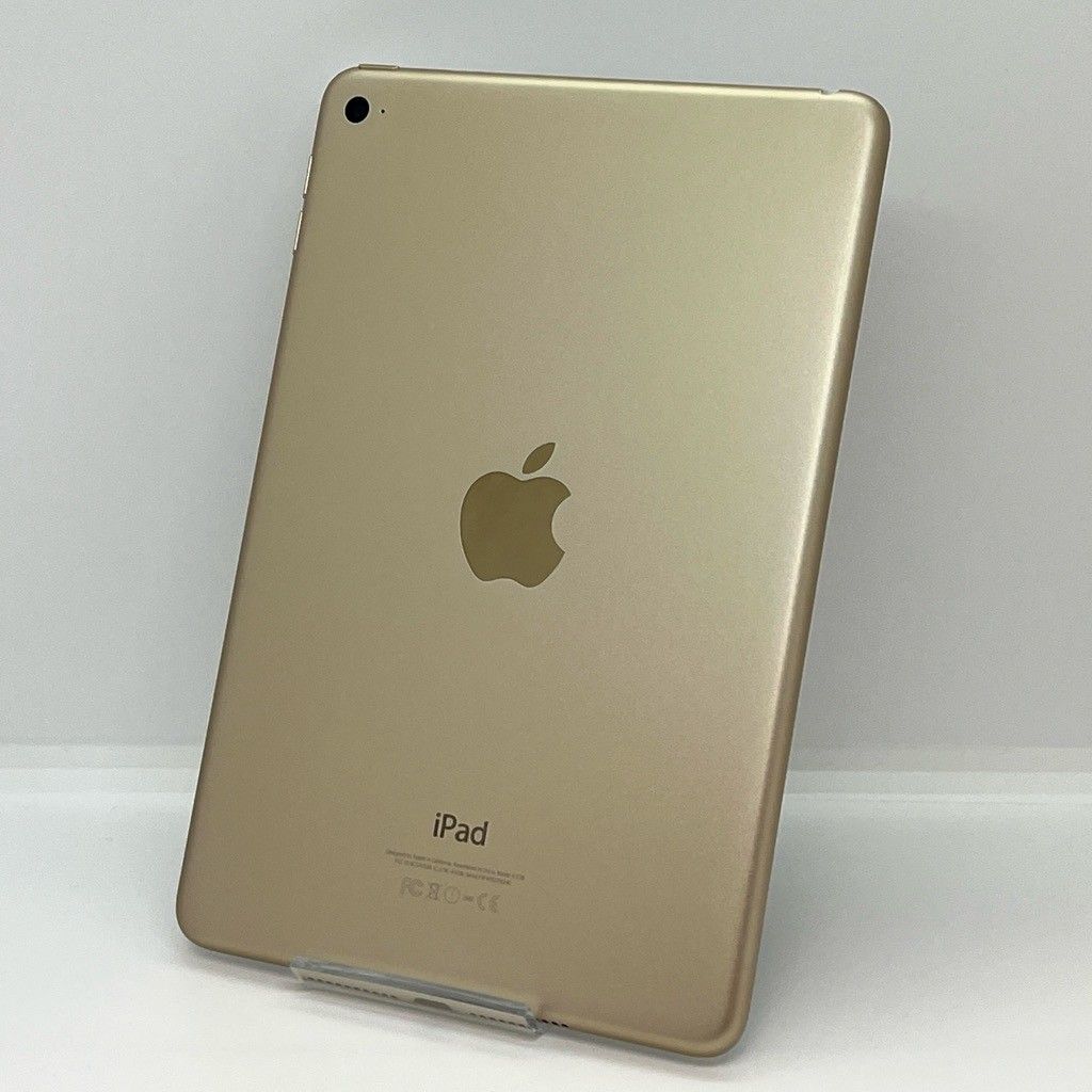 Apple iPad mini 4ゴールド 本体 美品】iPad mini4 128GB Wi-Fiモデル ゴールド MK9Q2J/A バッテリー90