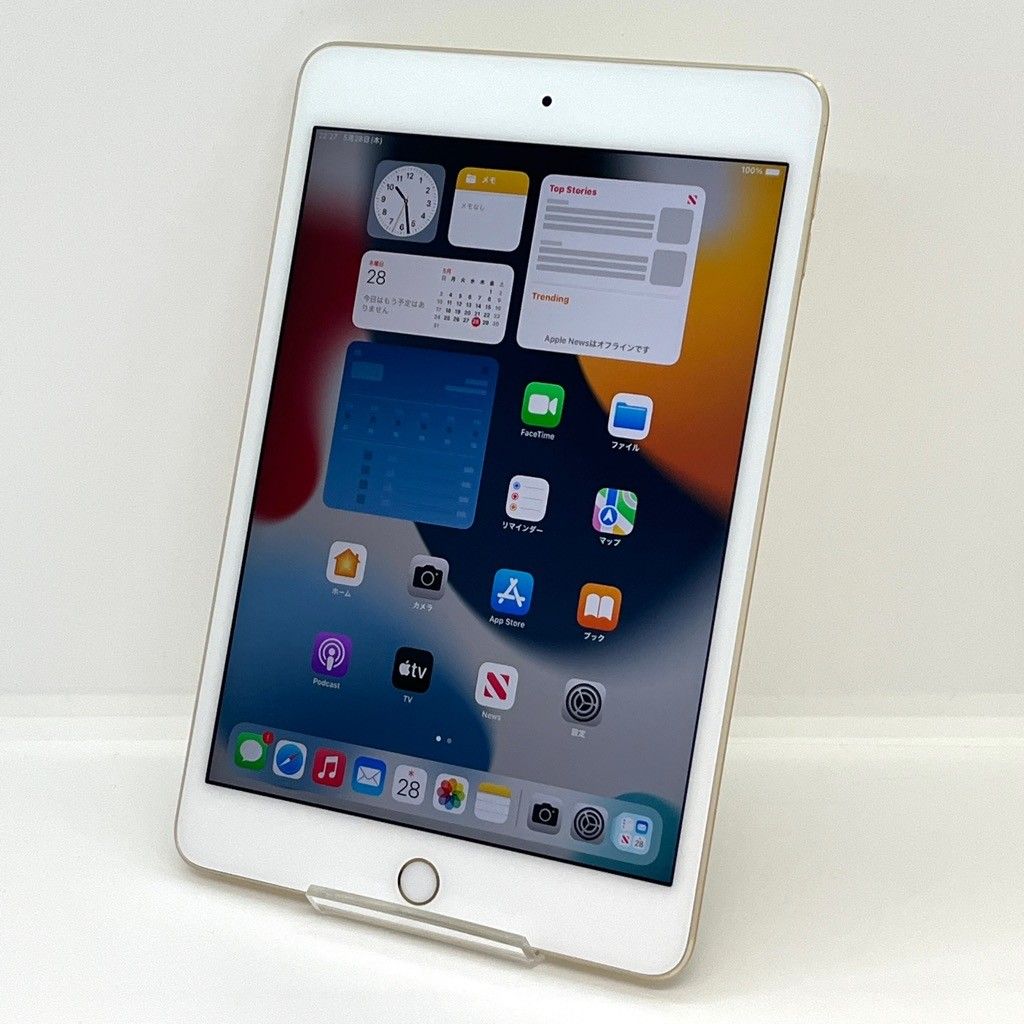 美品】iPad mini4 128GB Wi-Fiモデル ゴールド MK9Q2J/A バッテリー90