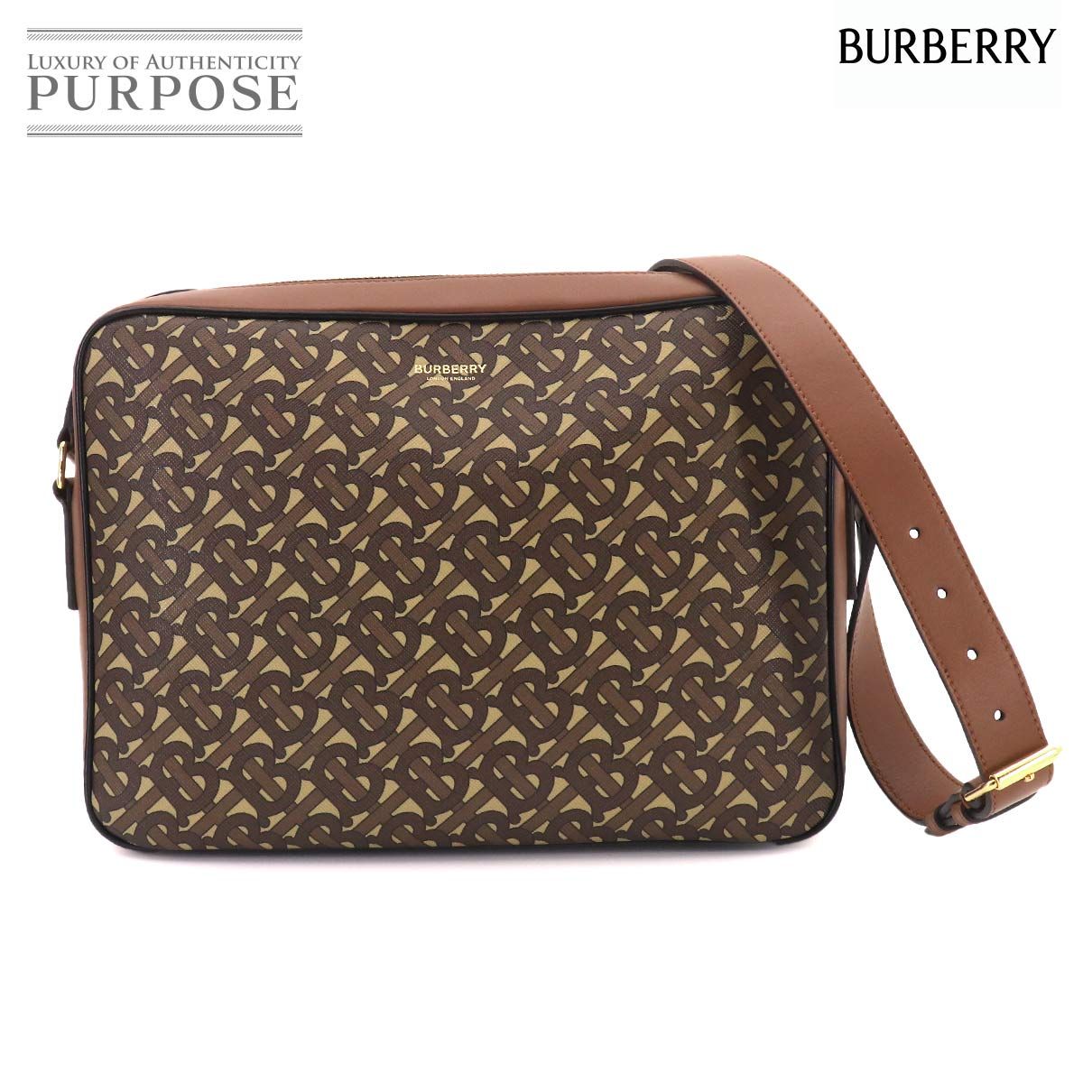 未使用 展示品 バーバリー BURBERRY TBモノグラム ショルダー バッグ 