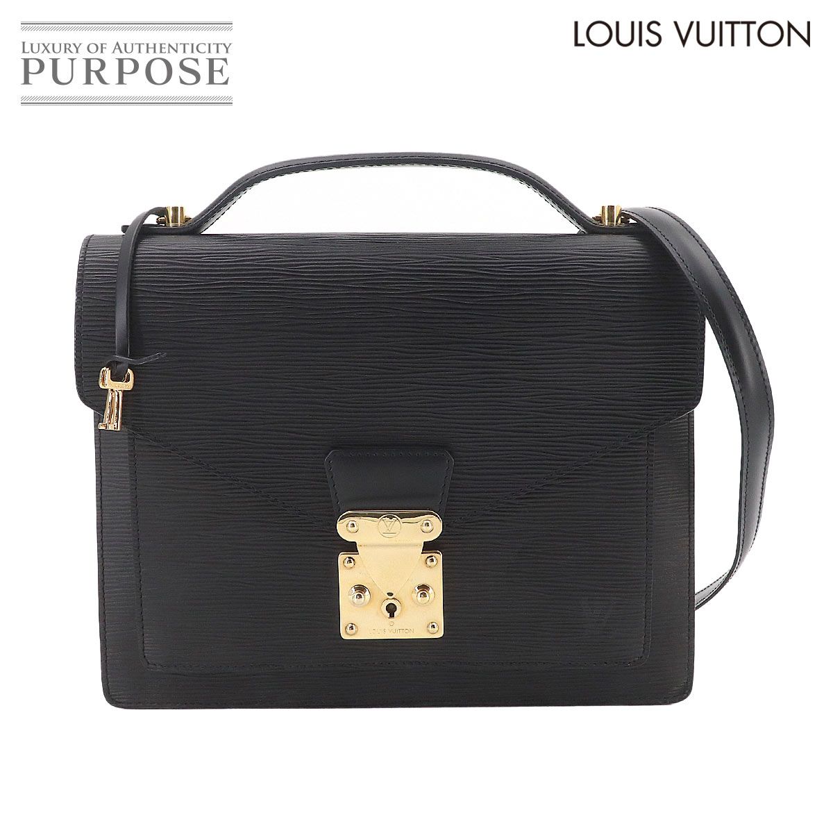 美品 ルイ ヴィトン LOUIS VUITTON エピ モンソー 2way ハンド 