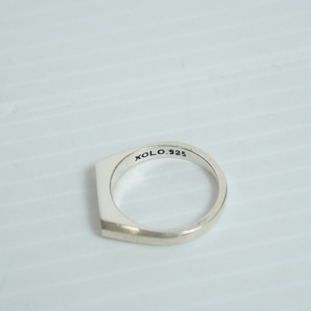 美品 定番 XOLO JEWELRY ショロ ジュエリー シグネット リング THIN 