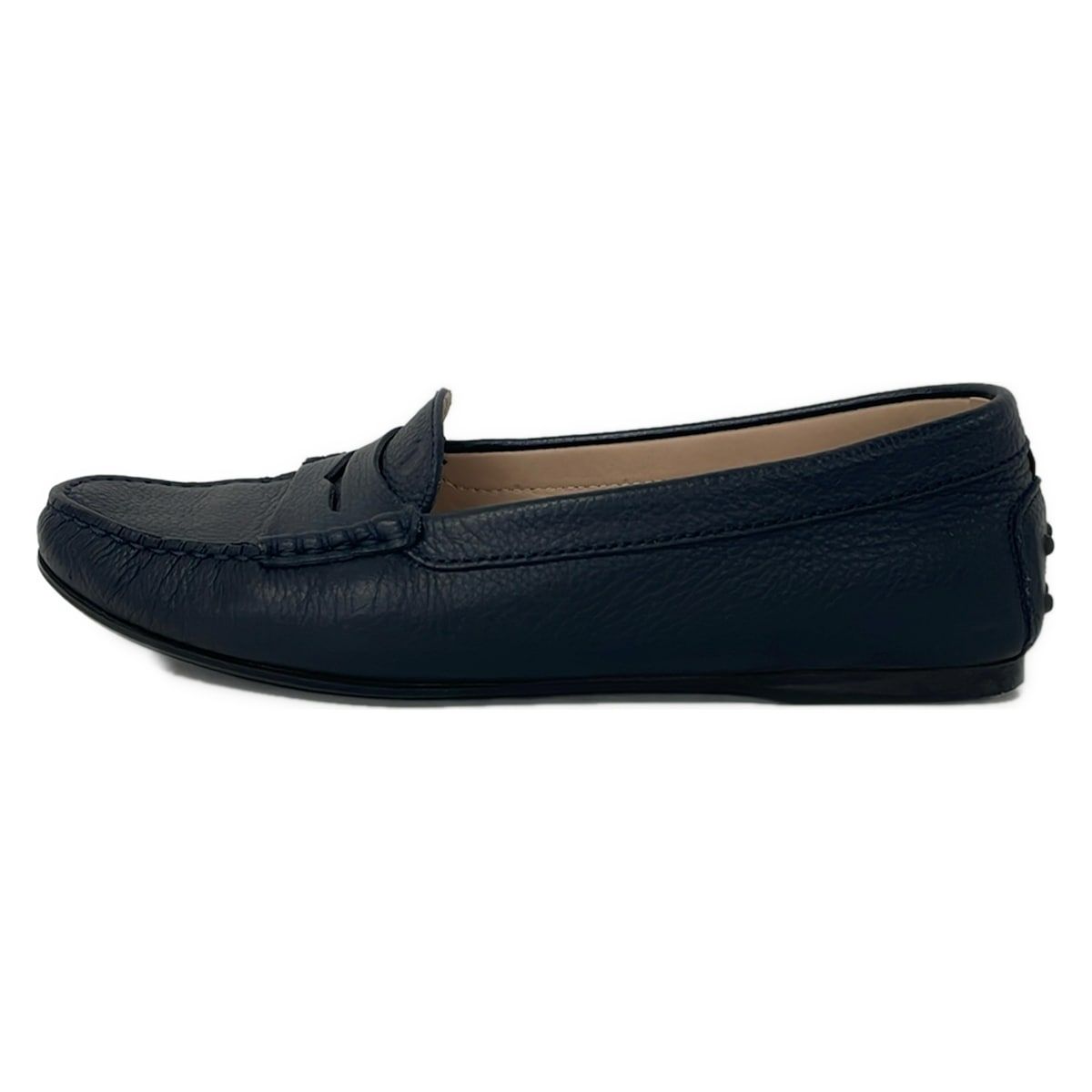 TOD'S(トッズ) ドライビングシューズ 37 レディース - 黒 レザー