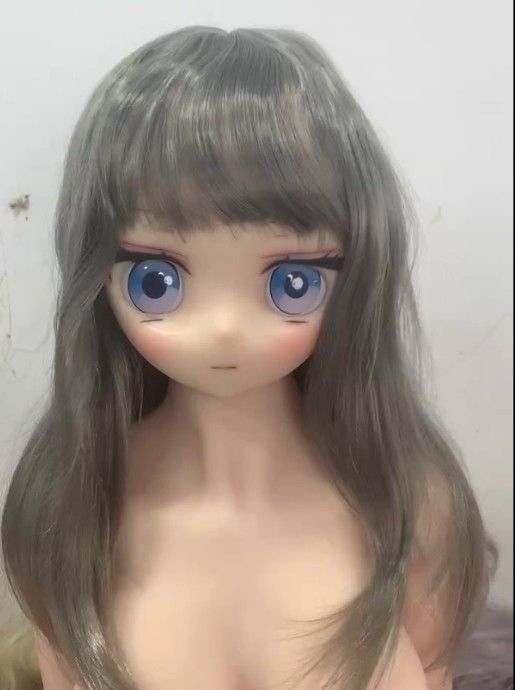 ソフトTPE製ヘッドドールパーツリアルドール135-168cmドール適用　ウィッグ選べる　ジョイントボルト付き　 M16 撮影用　 鑑賞用 水洗い可能14