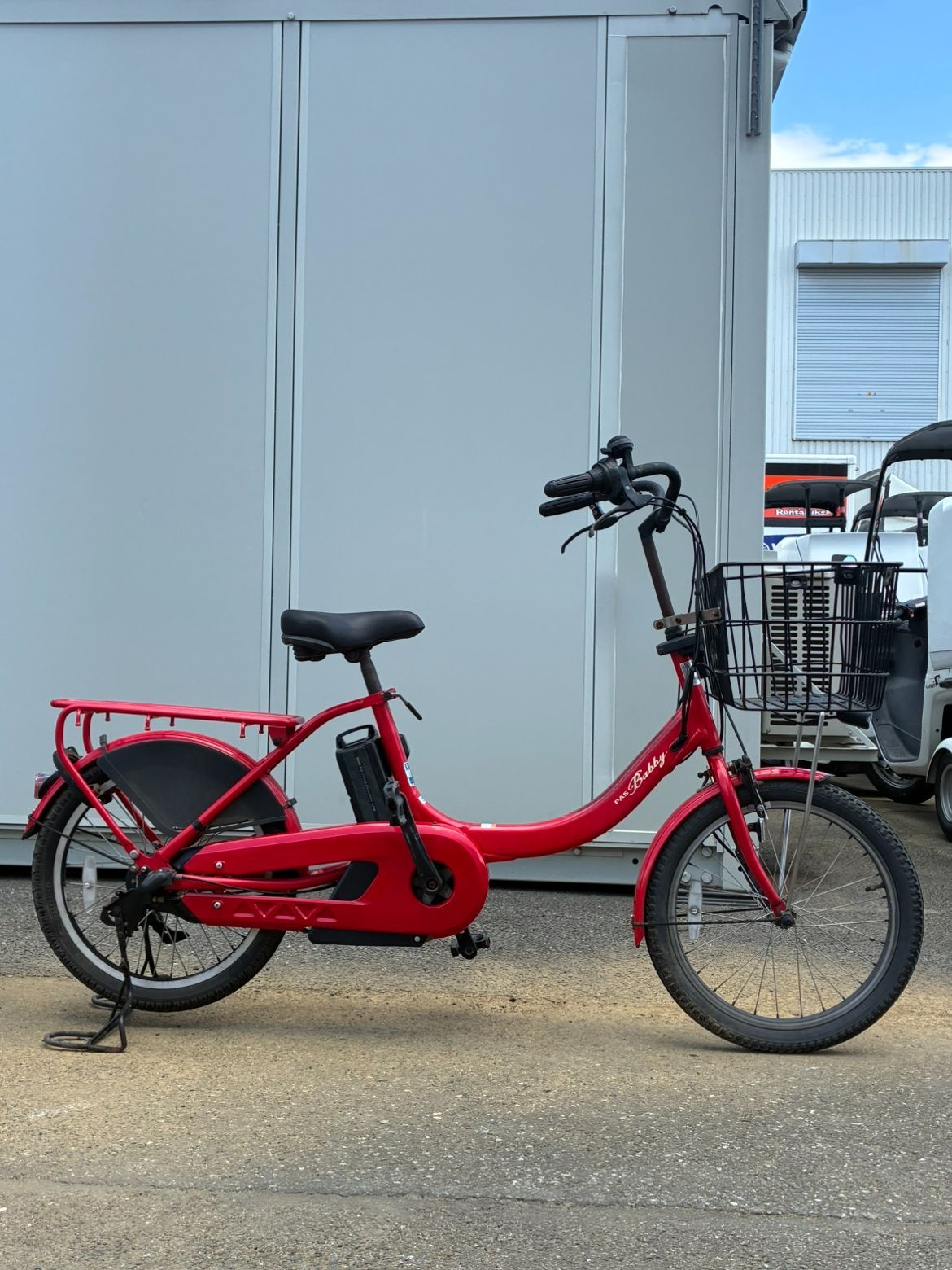 YAMAHA PAS Babby 電動アシスト自転車 20インチ 赤 - メルカリ