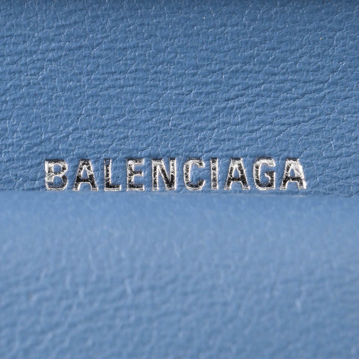 新品 バレンシアガ BALENCIAGA 2つ折り財布 キャッシュ ブルー - メルカリ
