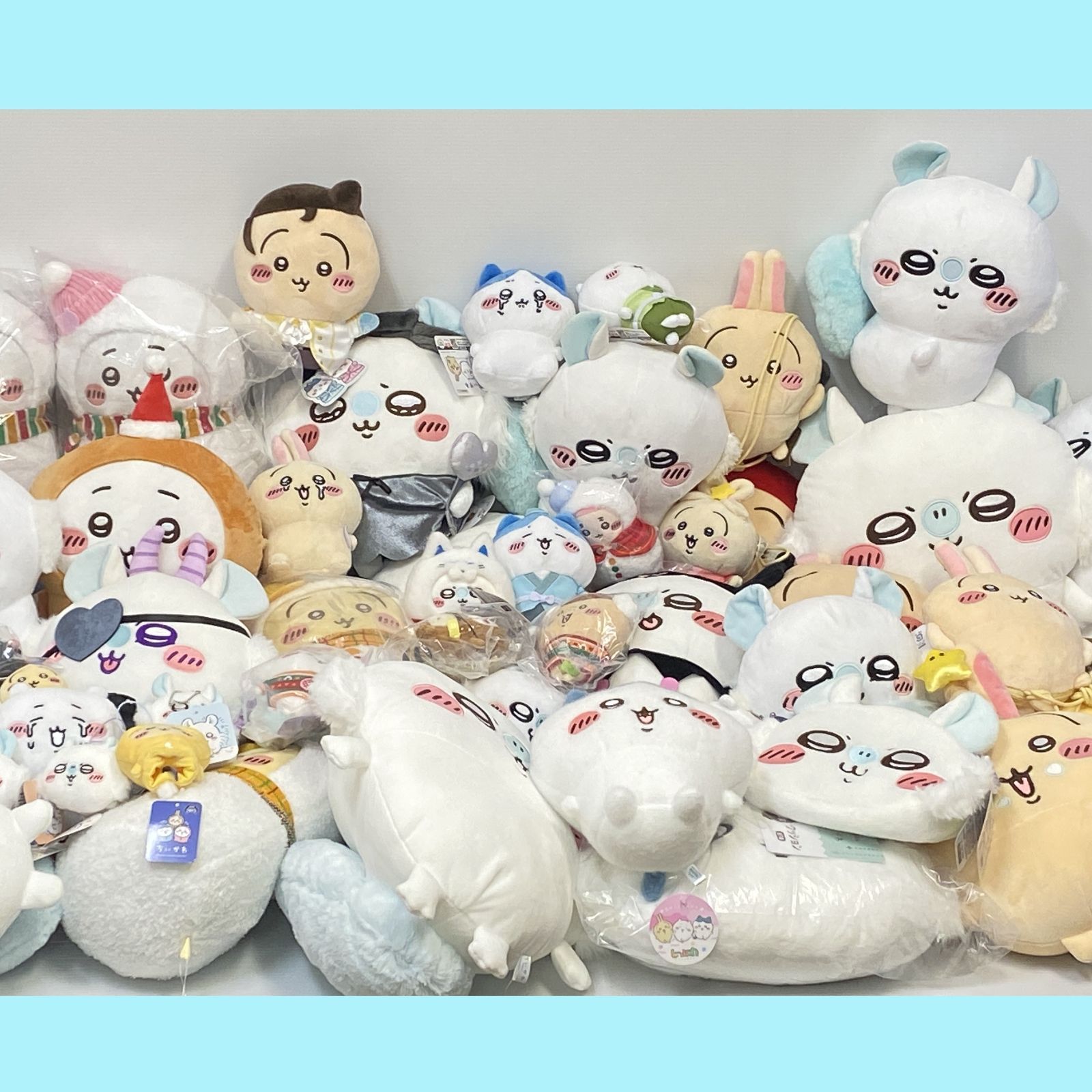 ▲【2個口発送】 ちいかわ ぬいぐるみ まとめ 大量 ※汚れあるもの含む 中古品 smtketc096419