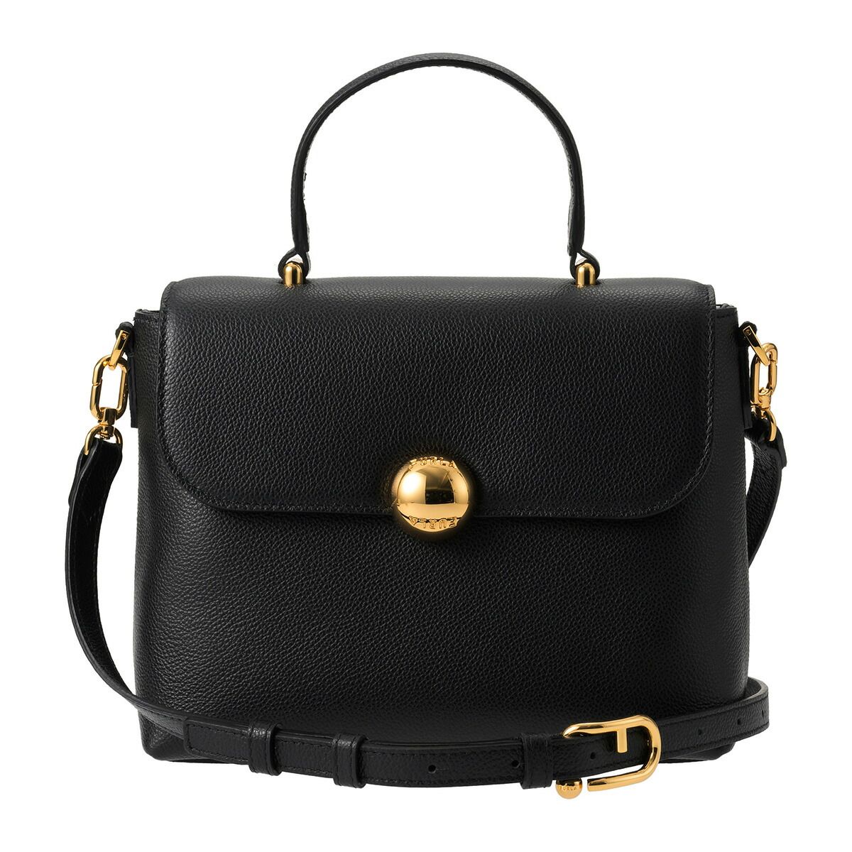 新品 フルラ FURLA ショルダーバッグ ムーンライト トップハンドルバッグ S ブラック