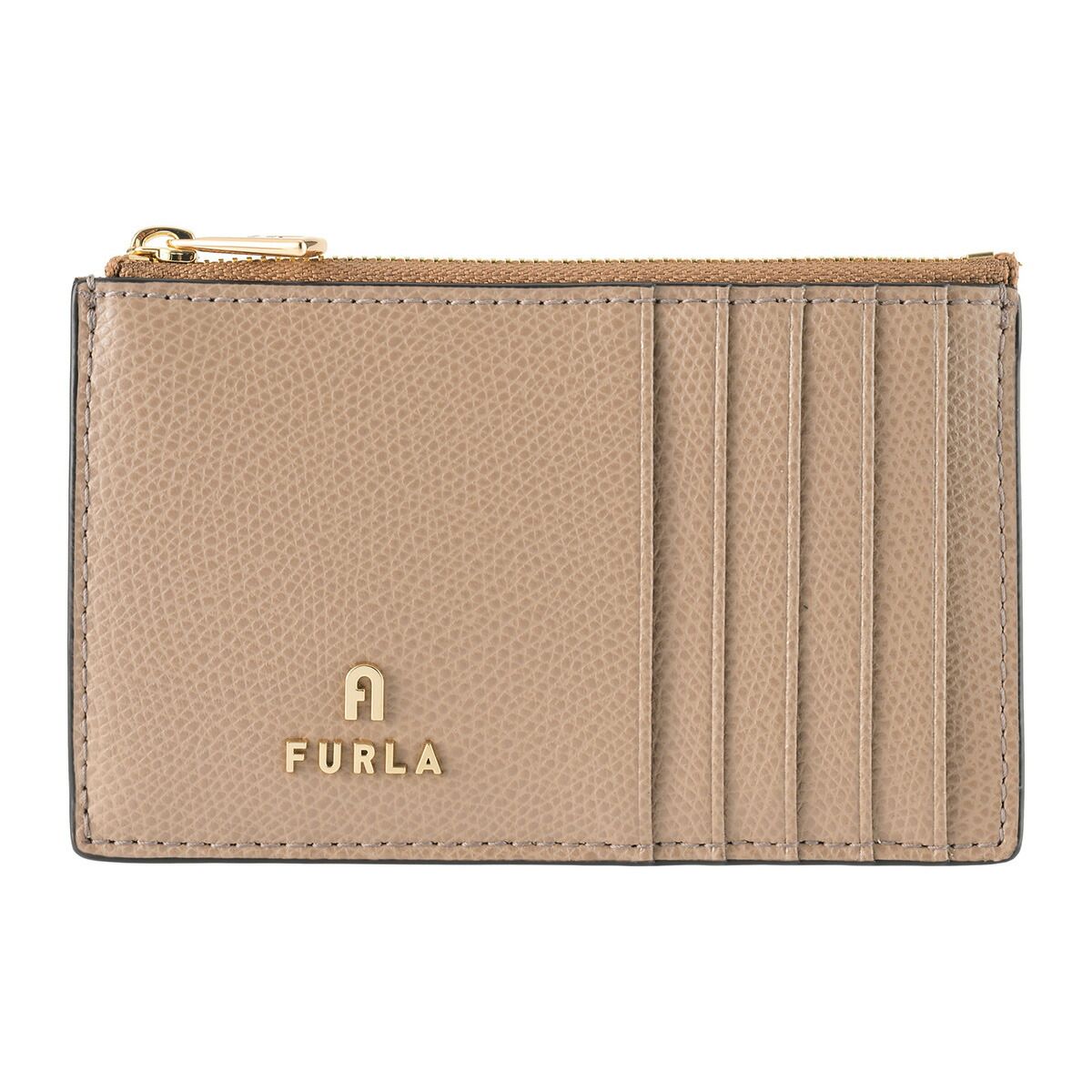 新品 フルラ FURLA カードケース カメリア カードケース M グレージュ