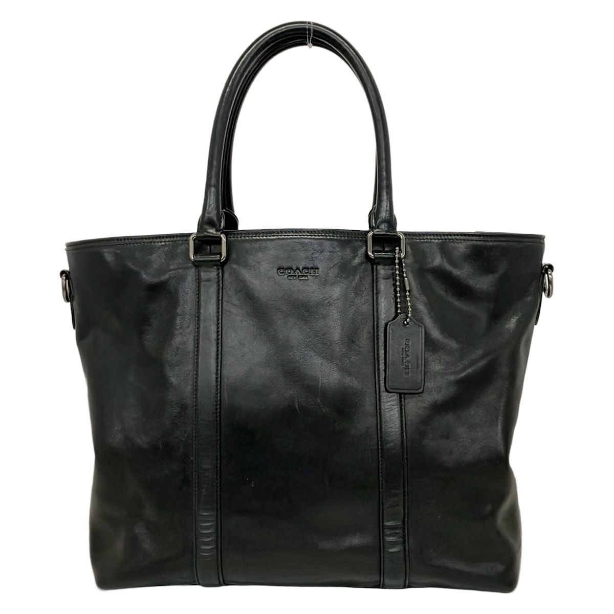 COACH(コーチ) トートバッグ スポーツ カーフ レザー メトロポリタン トート 71734 黒 レザー