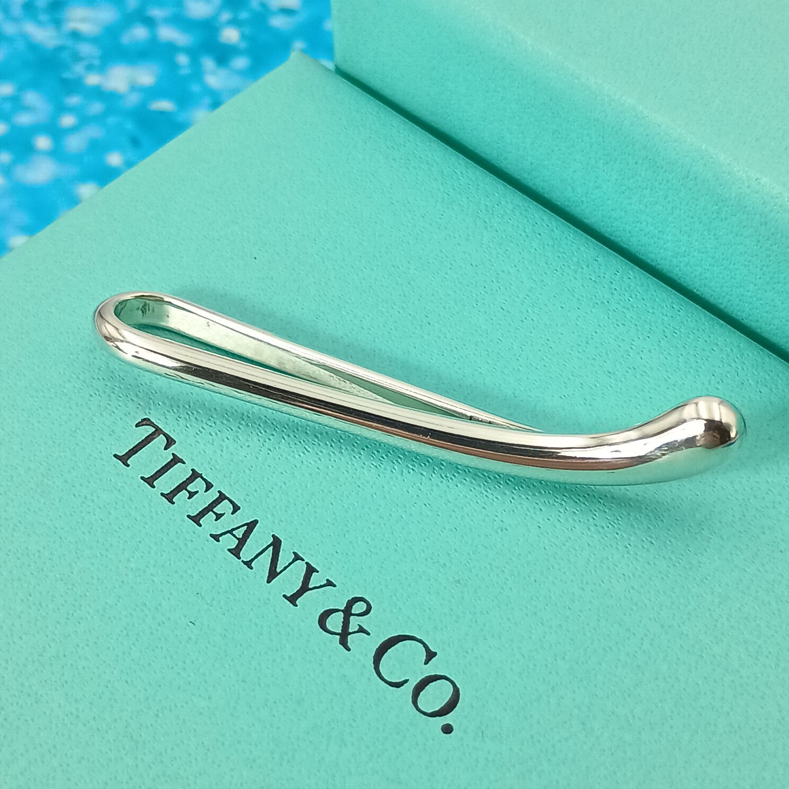 美品　Tiffany＆Co. ティファニー ティアドロップ ネクタイピン TIFFANY&Co. ティファニー ティアドロップ ネクタイピン メンズ