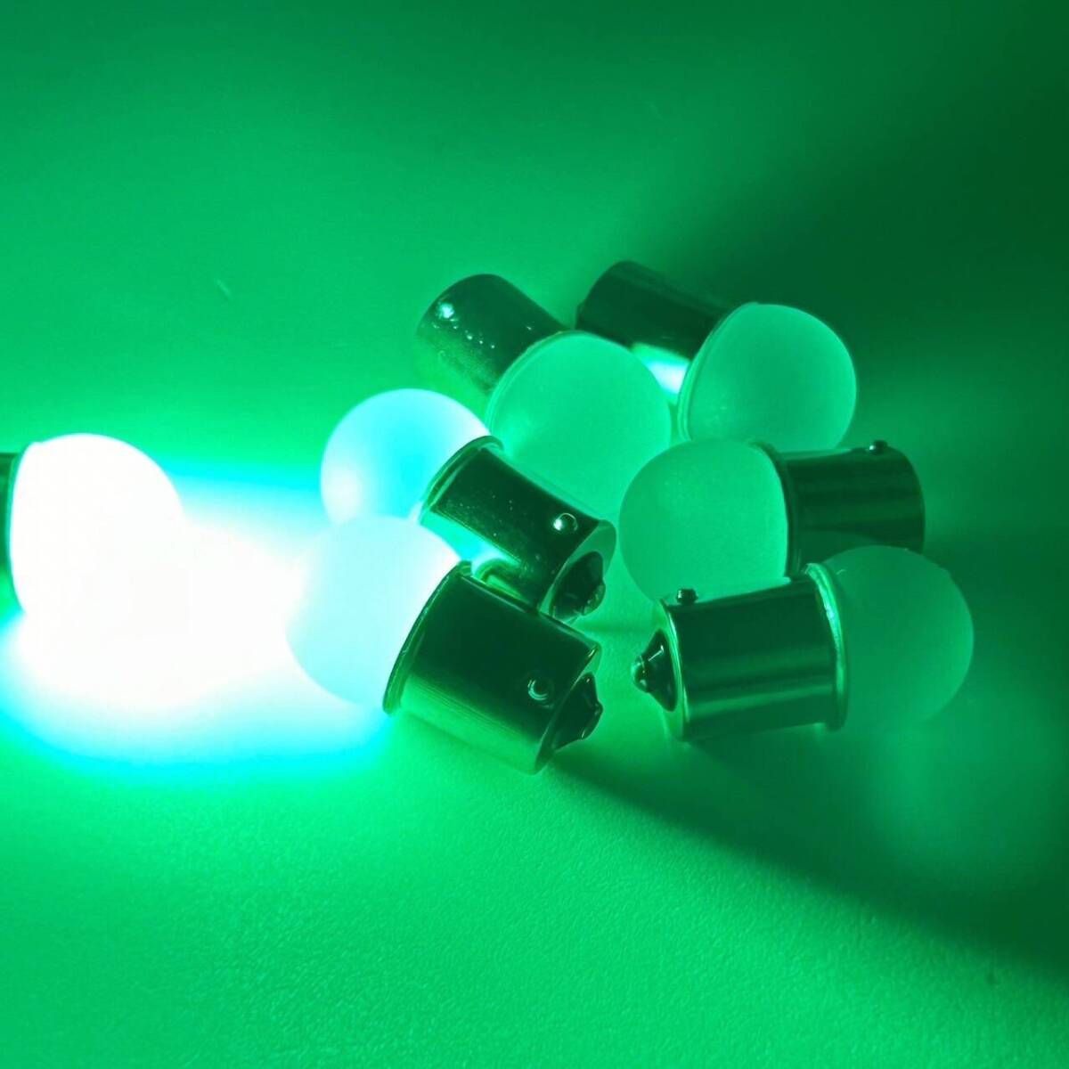 24V BA15S LED S25 シングル 平行ピン サイドマーカー バスマーカー