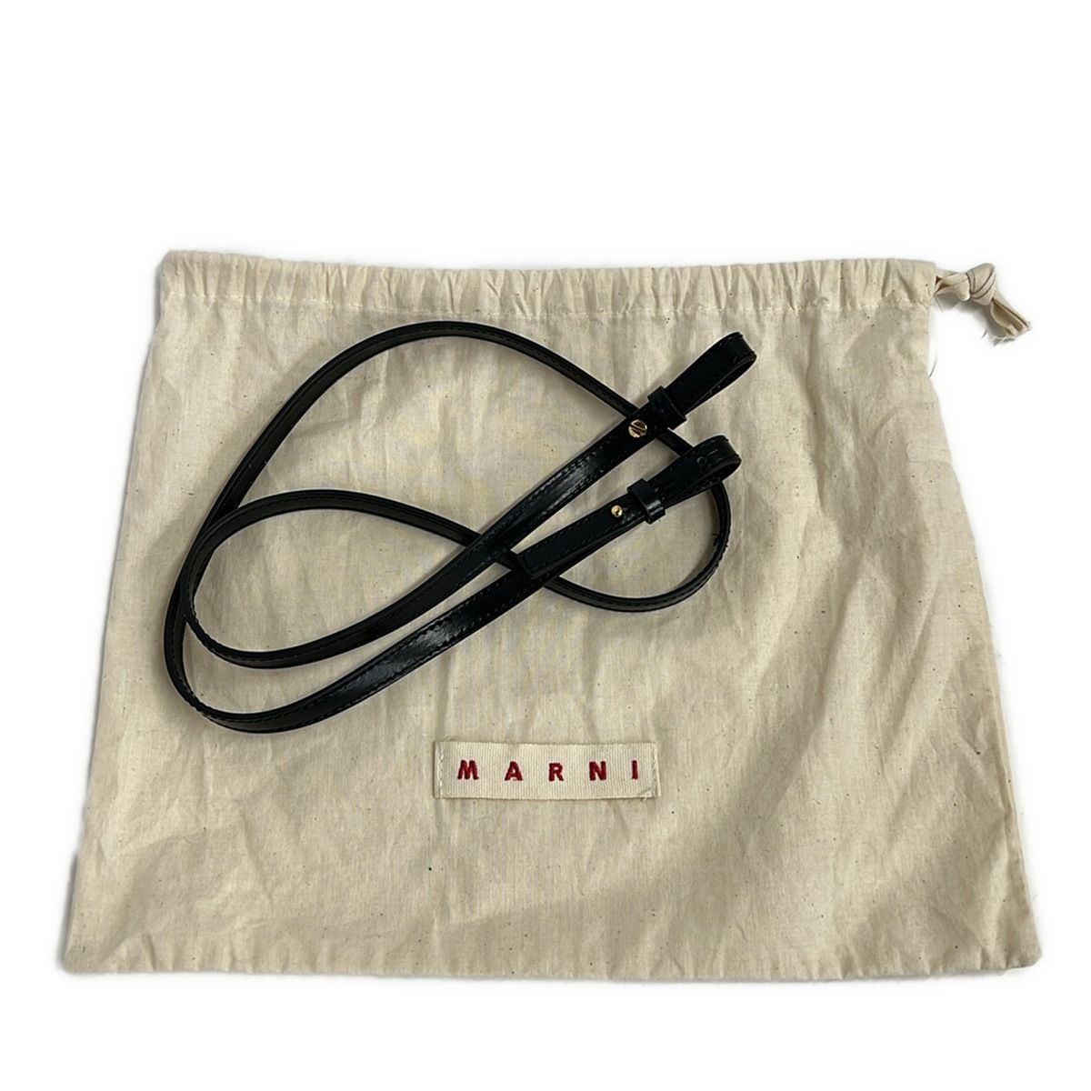 MARNI(マルニ) トートバッグ美品 トロピカリア マイクロ BMMP0067Q0 黒 