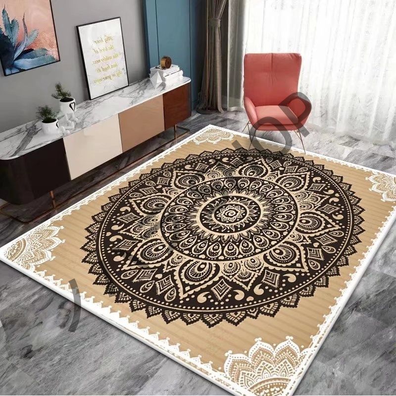 200*300cm/多機能使用/カーペット/滑り止め付き /ラグ マット /ベッドルーム リビングルーム 寝室の部屋 /マット/カーペット/ #E006
