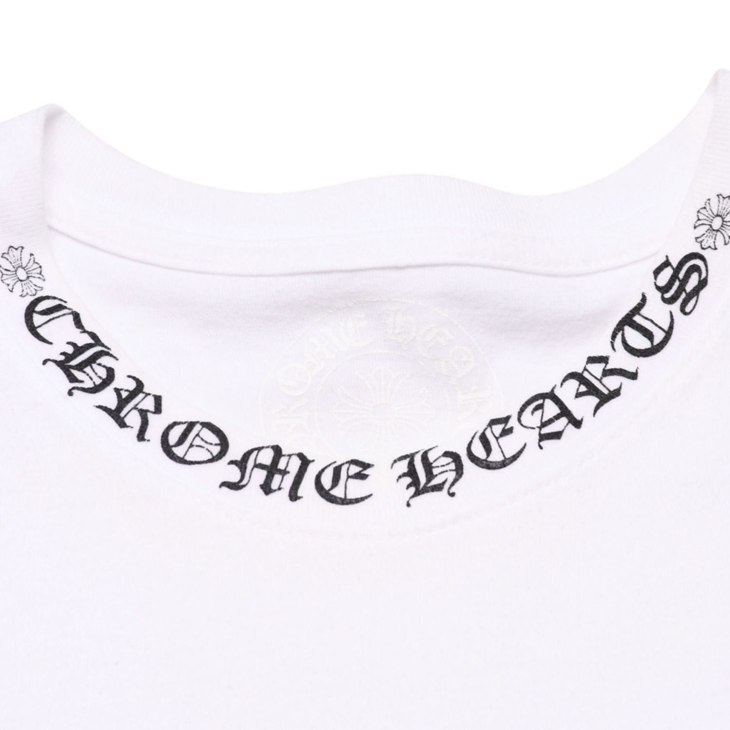CHROME HEARTS クロムハーツ NECK LOGO S/S TEE ポケット付き 半袖T 