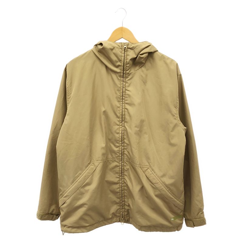 中古】STUSSY ナイロンジャケット SM ベージュ ステューシー[10