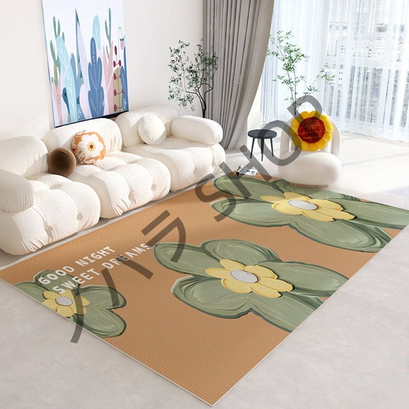 200*300cm/多機能使用/カーペット/滑り止め付き /ラグ マット /ベッドルーム リビングルーム 寝室の部屋 /マット/カーペット/ #E009