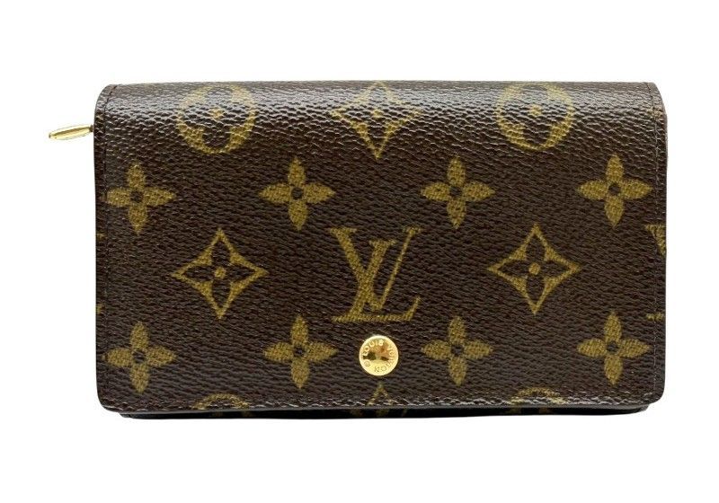 【中古】LOUIS VUITTON ルイ ヴィトン モノグラム ポルトフォイユ トレゾール M61736 SD1012 財布 二つ折り ウォレット L字ファスナー 人気 カード コイン ケース レディース メンズ ユニセックス 【ブランドギャラリー東心斎橋店】