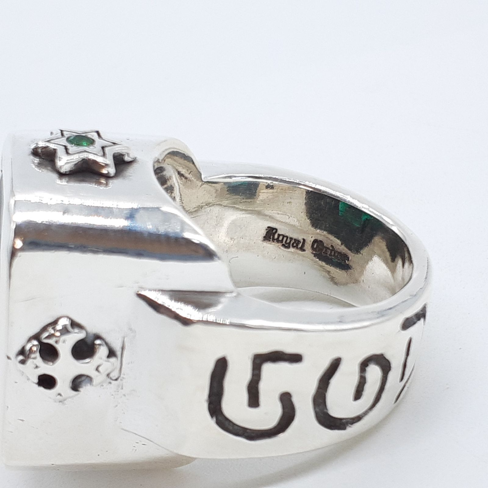 ROYAL ORDER ロイヤルオーダー リング SILVER 925 シルバー GOD SQUARE 