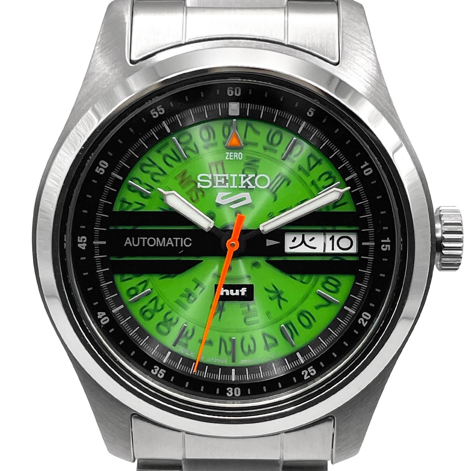 SEIKO セイコー ファイブ スポーツ HUF コラボモデル 腕時計 SBSA323 ステンレス メンズ 【中古】 42,900円