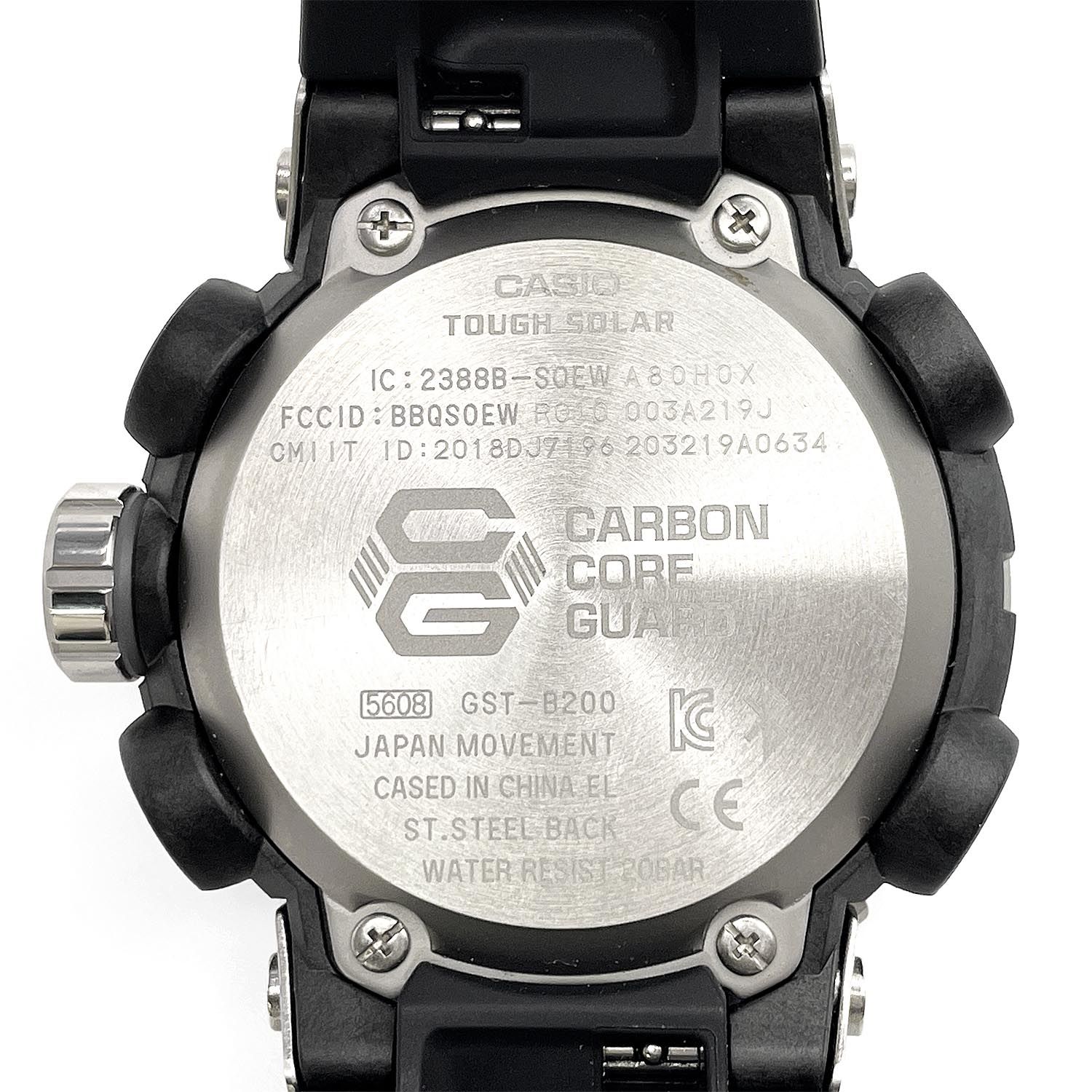 CASIO カシオ G-SHOCK 腕時計 GST-B200 ステンレス ラバー メンズ