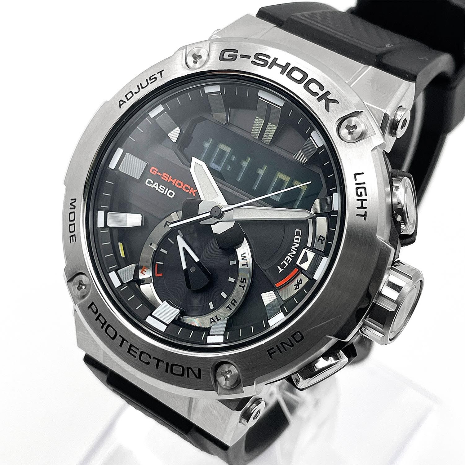 CASIO カシオ G-SHOCK 腕時計 GST-B200 ステンレス ラバー メンズ