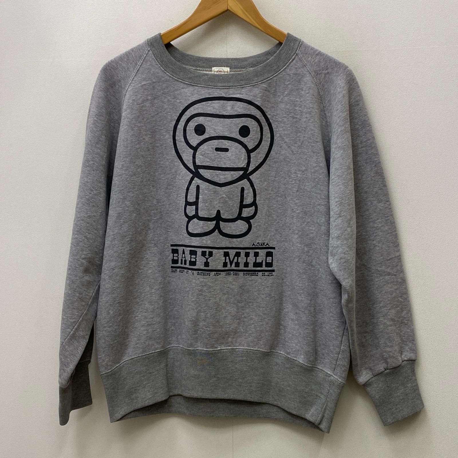 00s A BATHING APE BABY MILO BONE 半袖スウェット BABY MILO® x
