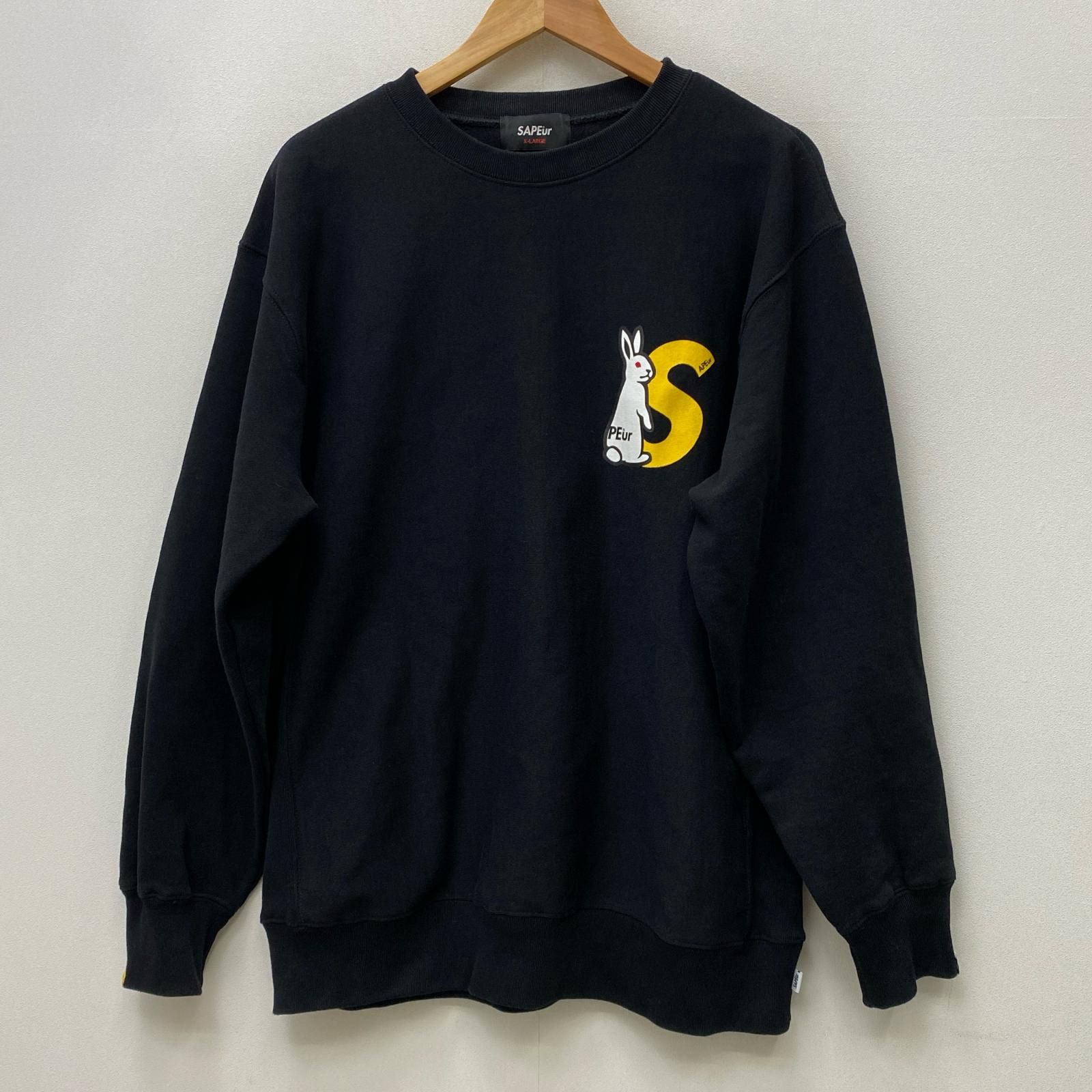 【加古川店】 中古 SAPEur | サプール スウェット FR2 ブラック サイズ：XL 【103】