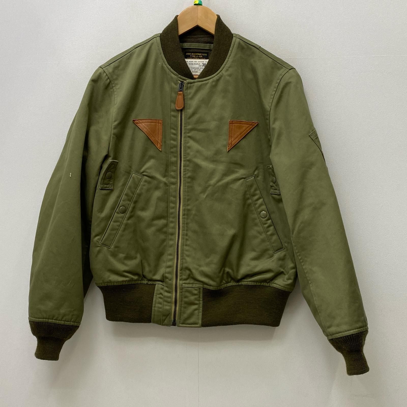 【加古川店】 中古 AVIREX | アヴィレックス ミリタリーコート B-15A MOD. 783-3952034 カーキ サイズ:38 【93】