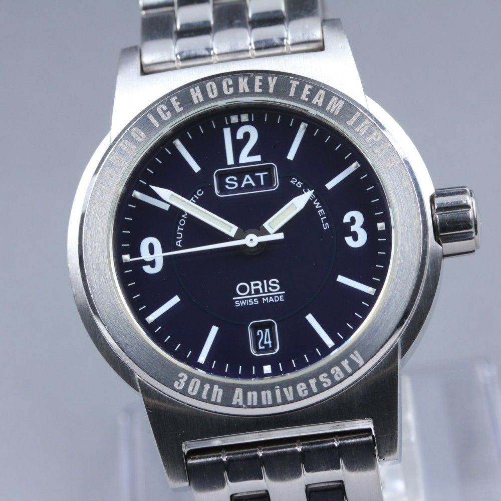 【稼働品】ORIS ビッグクラウン 7500 自動巻き メンズ #16718