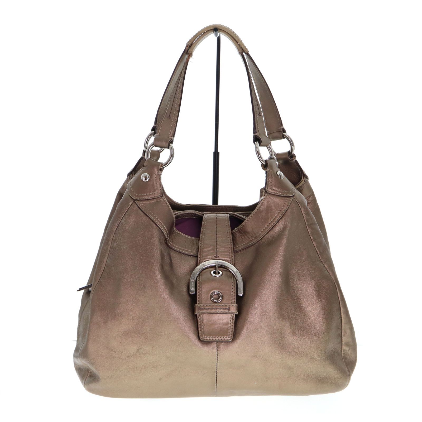中古】 COACH コーチ F17219 ソーホー ホーボーバッグ レディース 