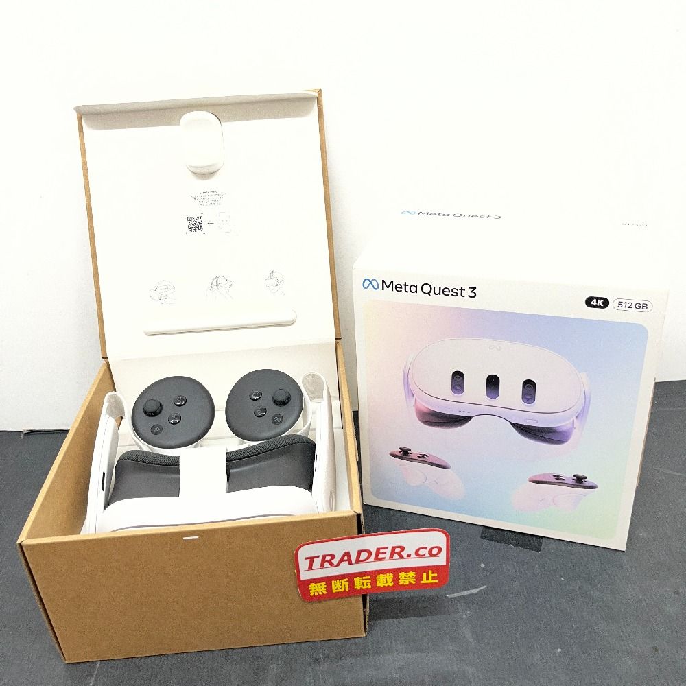 06w12680 Meta Quest3 メタクエスト3 4K 512GB Meta PC周辺機器 【中古品】