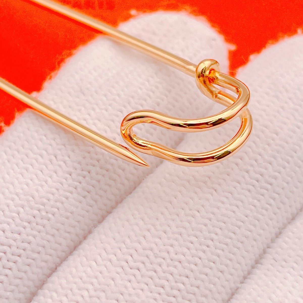 ◇エルメス◇新品仕上済 HERMES セリエ ブローチ ピンブローチ 安全