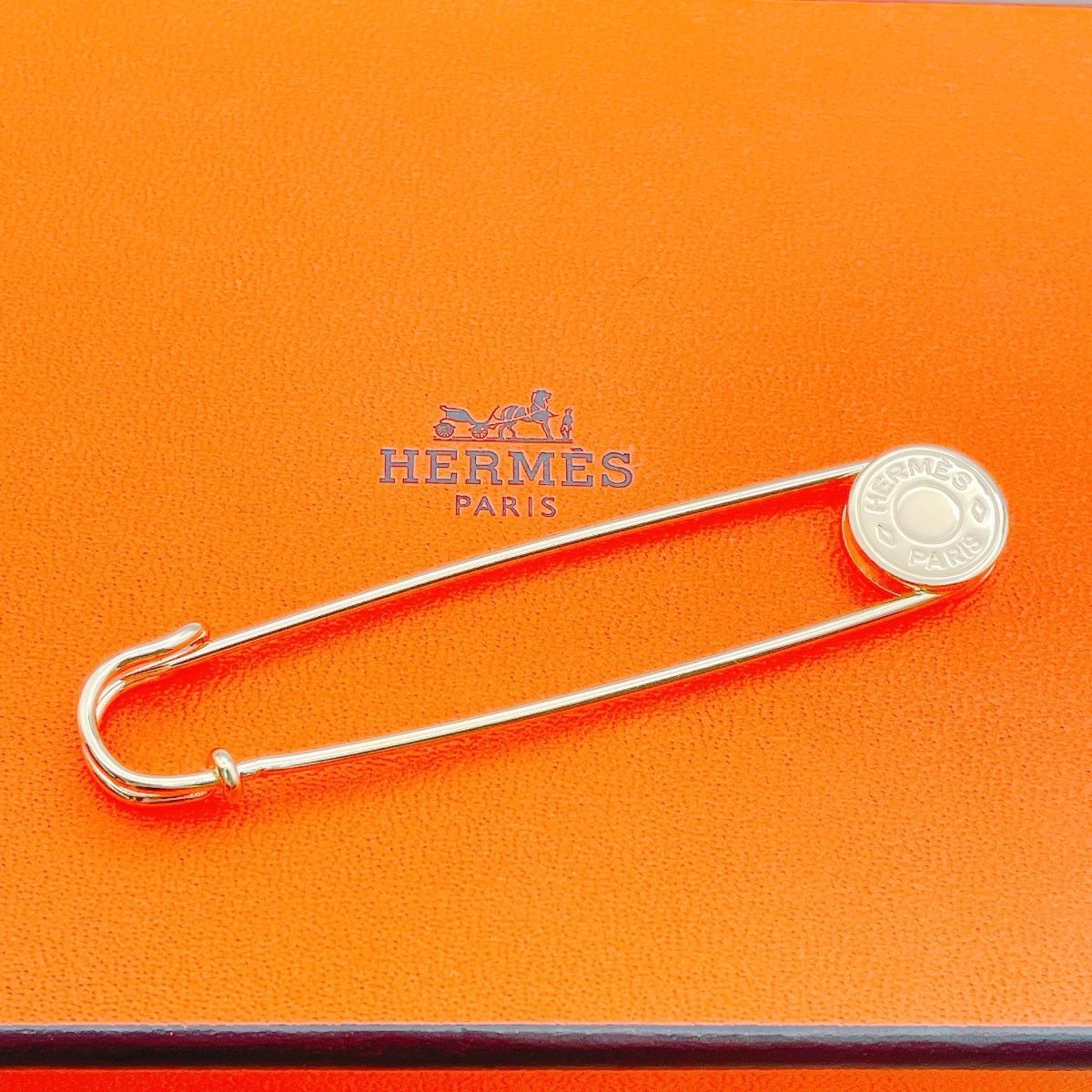 ◇エルメス◇新品仕上済 HERMES セリエ ブローチ ピンブローチ 安全