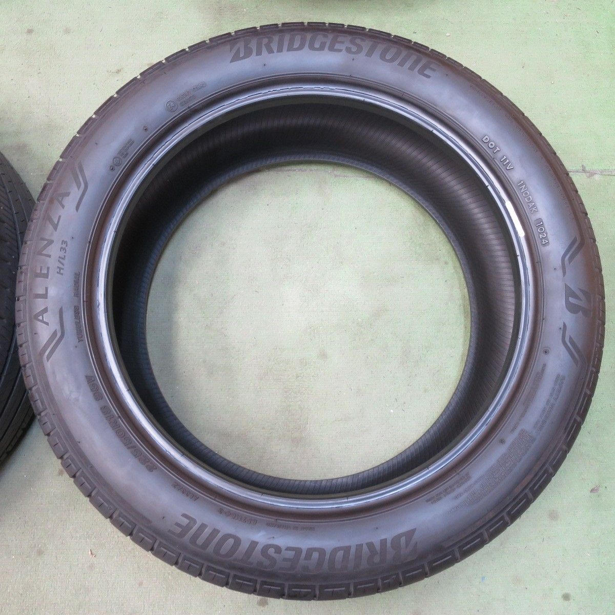 バリ溝！24年！9.5分☆225/50R18 ブリヂストン アレンザ H/L 33 タイヤ