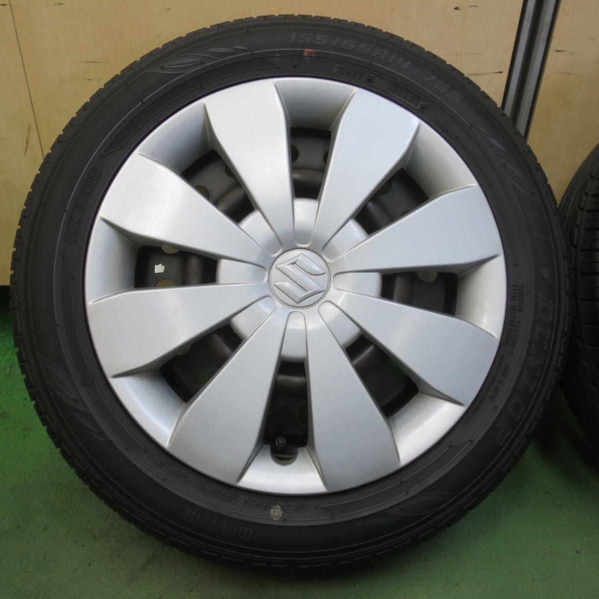 バリ溝！23年！8.5分☆スズキ ワゴンR 純正 155/65R14 ダンロップ