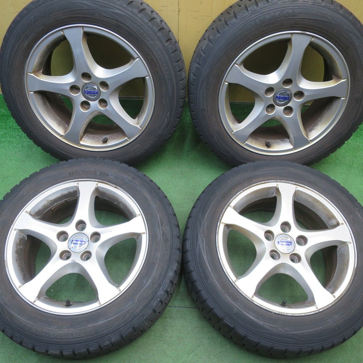 4本価格☆ボルボ S60 V60 等 純正 205/60R16 スタッドレス ダンロップ