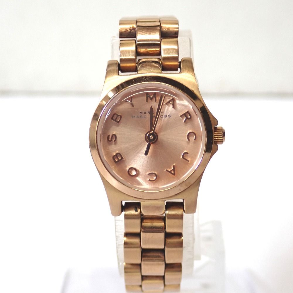 Ft643962 マークバイマークジェイコブス 腕時計 ヘンリー ディンキー MBM3200 ゴールド レディース MARC BY MARC JACOBS 中古